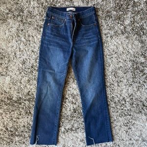 Madewell Cali Demi bootcut crop jeans